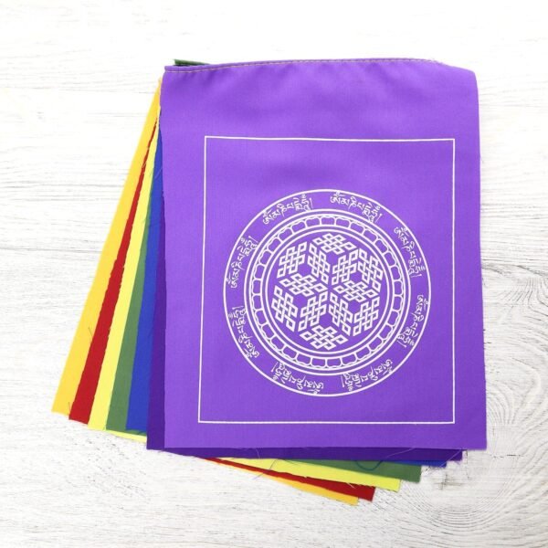 Endless Knot Sacred Geometry Prayer Flags